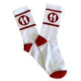 Gronze Pack of Socks GR11 - White Red