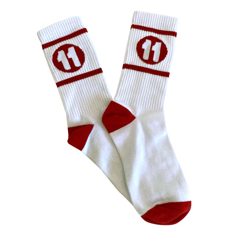 Gronze Pack of Socks GR11 - White Red